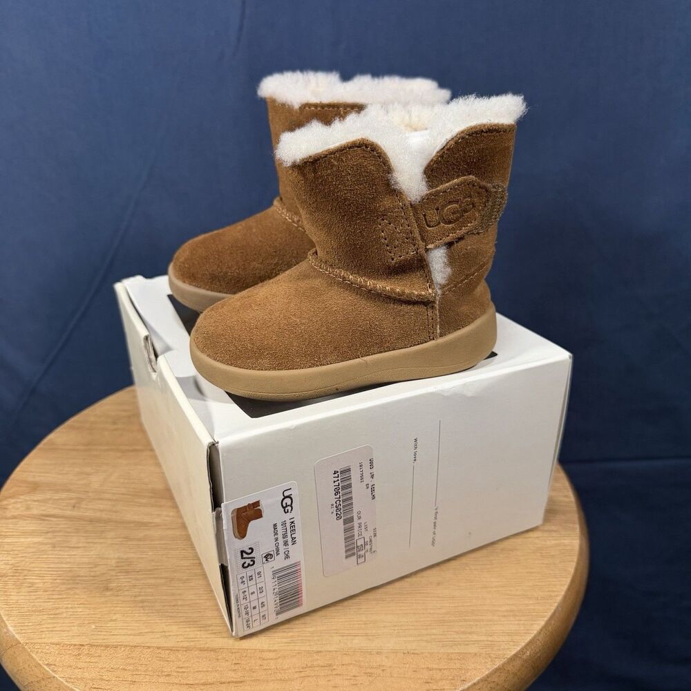 Ugg Keelan "Chestnut" Toddler 2/3C NEW